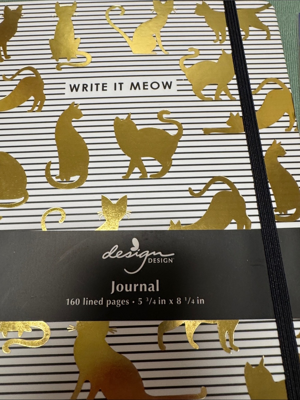 Cat Bundle: Gold Cat Journal, Black Cat Notepads & Pusheen Crème Shop Lotion - Picture 3 of 7